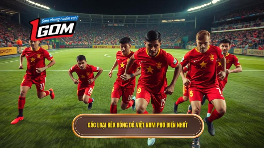 Các loại kèo bóng đá đội tuyển Việt Nam phổ biến nhất