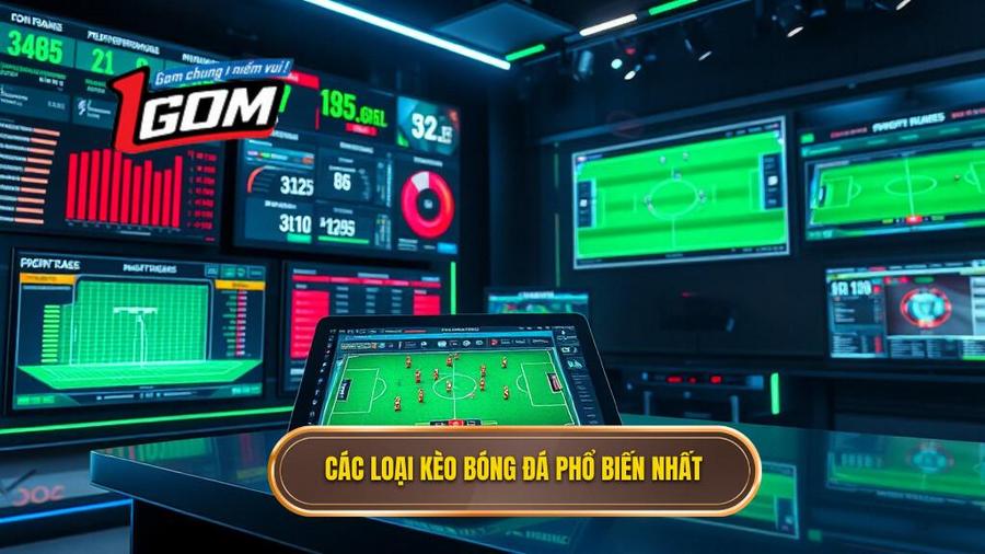 Các loại kèo phổ biến khi xem kèo bóng đá trực tuyến