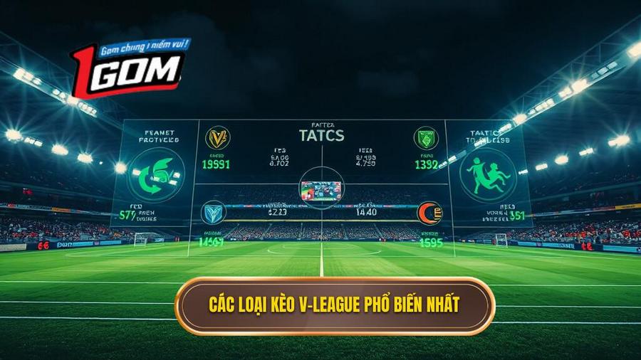 Các loại kèo phổ biến trong Bảng kèo V-League mới nhất