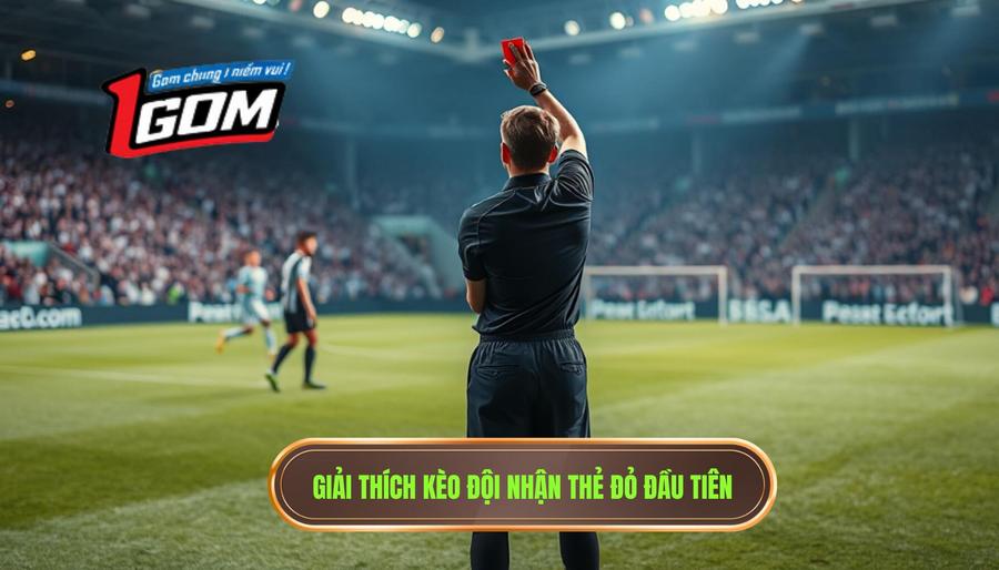 1. Giải thích kèo đội nhận thẻ đỏ đầu tiên